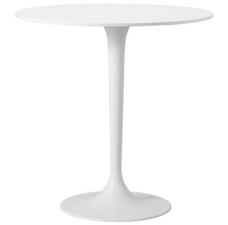 Mesa alta redonda Ikea con 4 taburetes