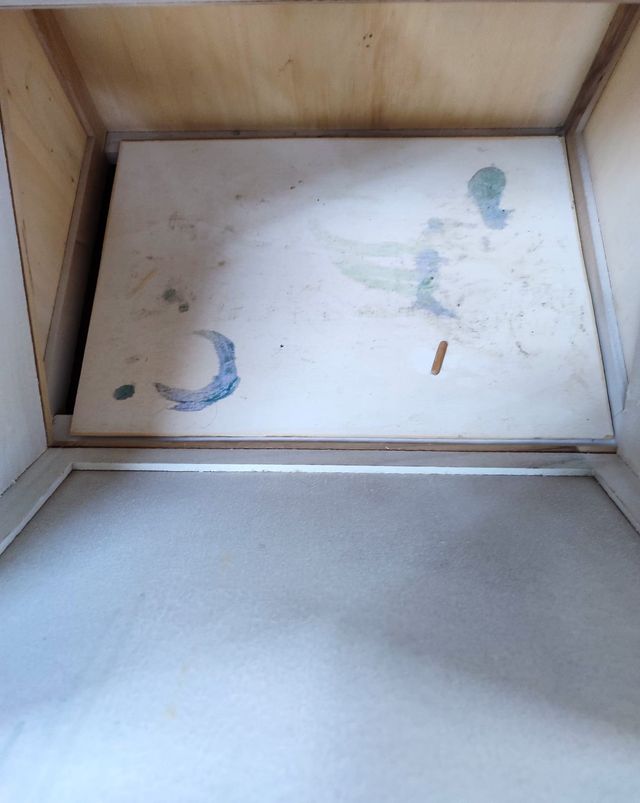 Mueble Planchador Blanco Madera