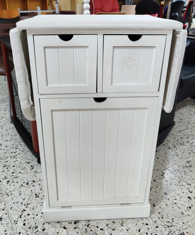 Mueble Planchador Blanco Madera
