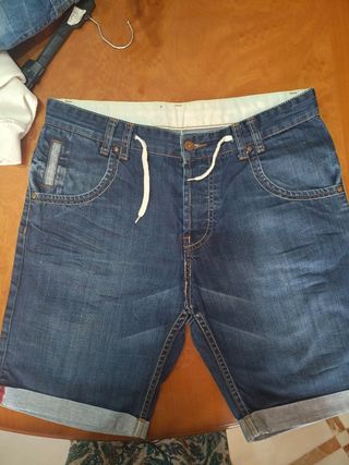 Bermudas vaqueras hombre