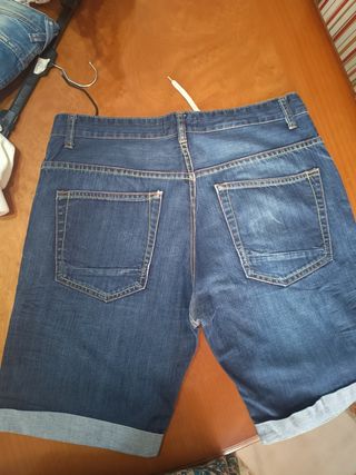 Bermudas vaqueras hombre