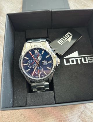 Reloj Lotus Hombre Multifuncional Esfera Azul