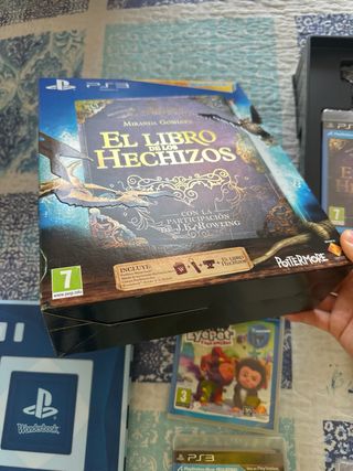 PRECINTADO Wonderbook pak Ps3 nuevo con 5 juegos 