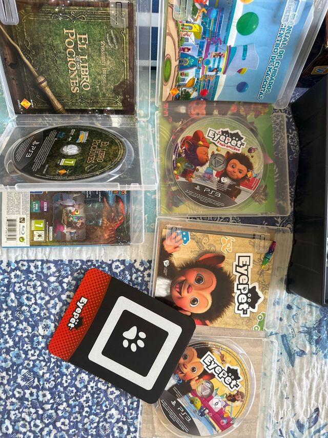 Confezione sigillata Wonderbook pak PS3 nuovo con 5 giochi