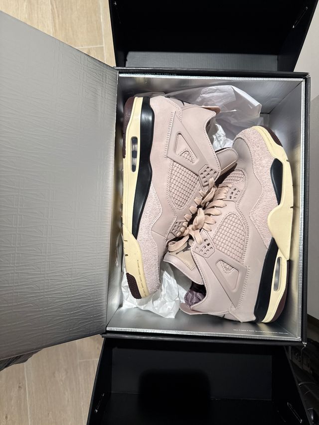 Nike Air Jordan 4 Retro Talla 44.5 Beige/Rosa