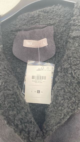 Abrigo TEX Negro