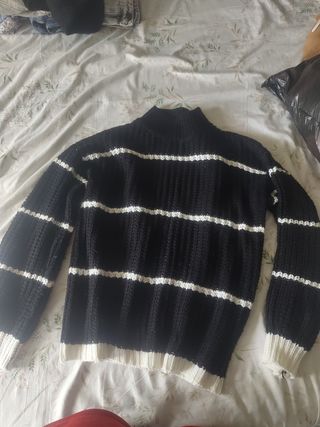 Jersey de lana a rayas