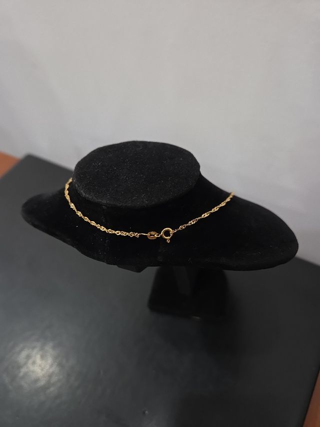 Cadena Oro 18k Singapur Fina