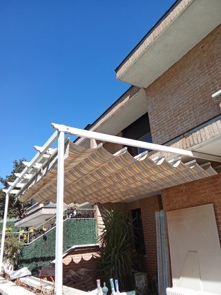 Pergola exterior aluminio 