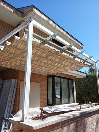 Pergola exterior aluminio 
