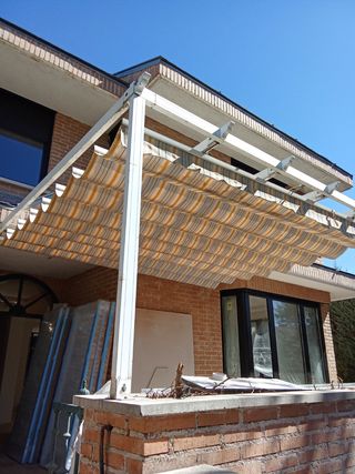 Pergola exterior aluminio 