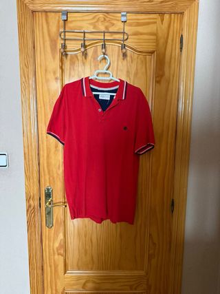 Polo manga corta rojo