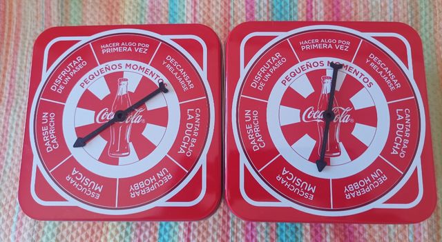 2 Cajas Metálicas Coca Cola.