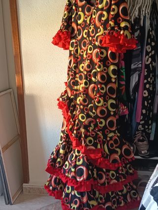 Traje de flamenca nuevo!!! Talla especial 48-50