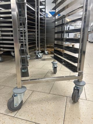 Carro Bandejas Horno 60x40 Acero Inoxidable