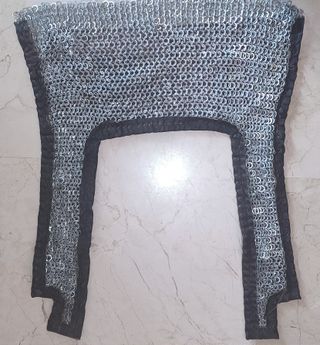 Hombreras cota de malla remachada y plana