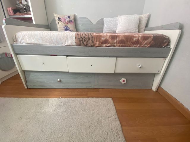 Cama nido con cajones