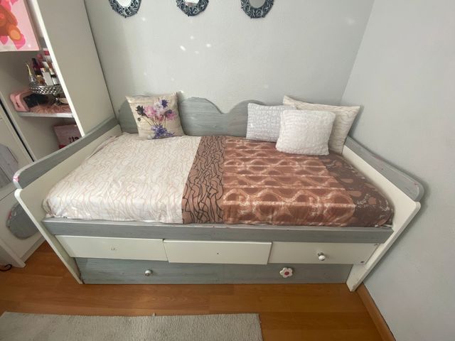 Cama nido con cajones