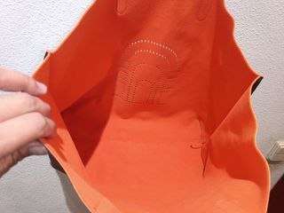 Bolso Furla Mujer Dorado y Naranja
