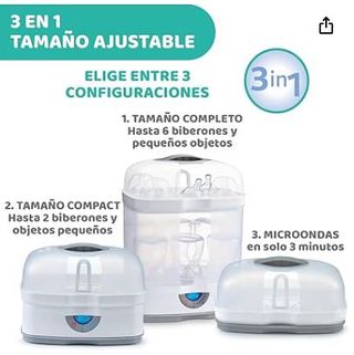 Esterilizador Chicco SterilNatural 3 en 1