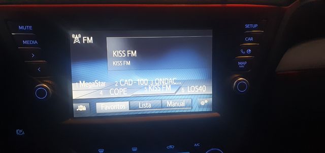 Radio Toyota Touch + Marco Negro