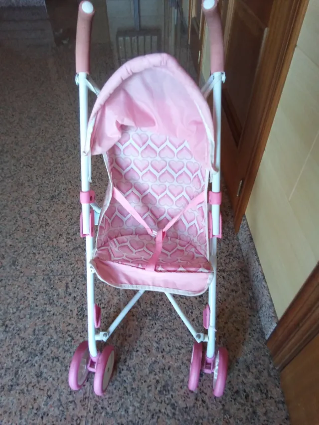 CARRINHO DOBRÁVEL GRANDE PARA BONECAS DE PELUCHE