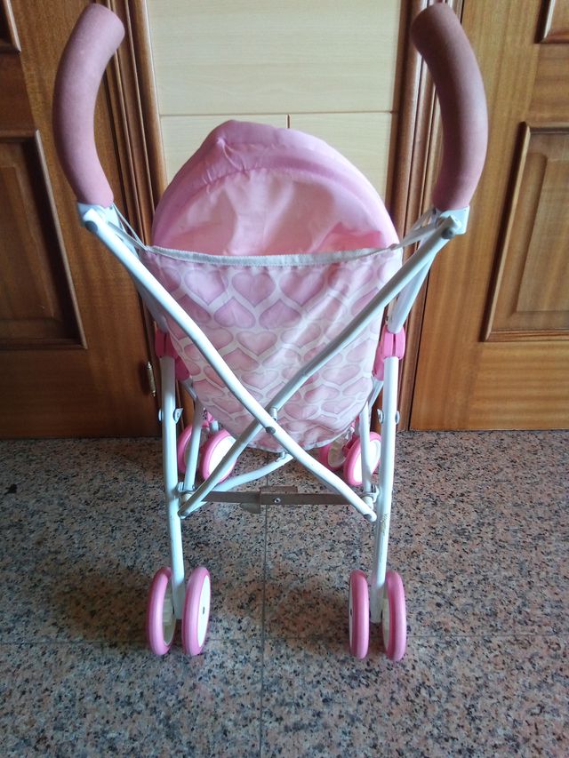 CARRINHO DOBRÁVEL GRANDE PARA BONECAS DE PELUCHE