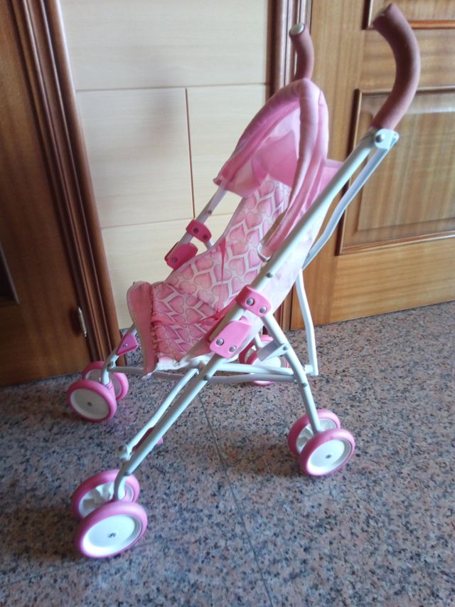 CARRINHO DOBRÁVEL GRANDE PARA BONECAS DE PELUCHE