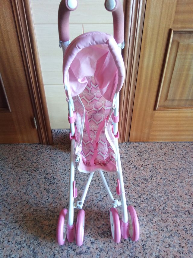 CARRINHO DOBRÁVEL GRANDE PARA BONECAS DE PELUCHE