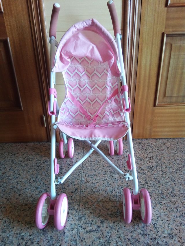 CARRINHO DOBRÁVEL GRANDE PARA BONECAS DE PELUCHE