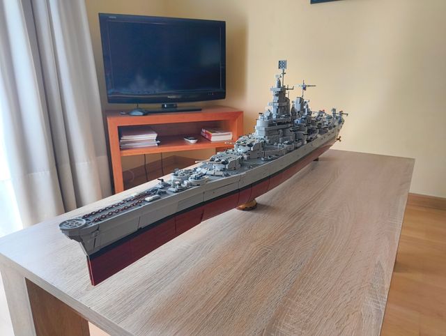 Lego USS Iowa 1:200 MOC