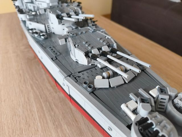 Lego USS Iowa 1:200 MOC