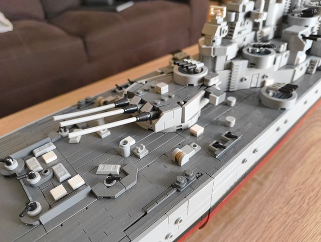 Lego USS Iowa 1:200 MOC