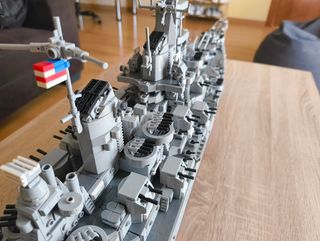 Lego USS Iowa 1:200 MOC