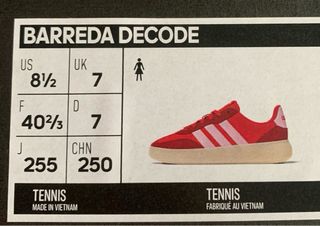 Zapatillas Adidas Barreda Decide talla 40 2/3