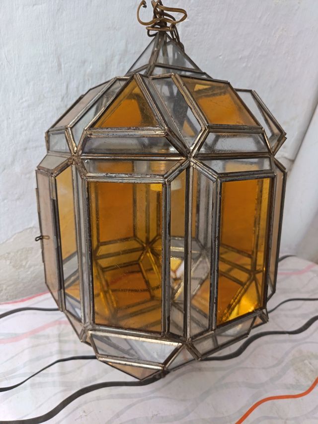 Lámpara granadina de cristal