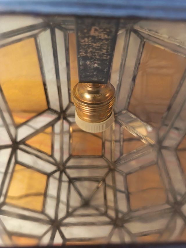 Lámpara granadina de cristal