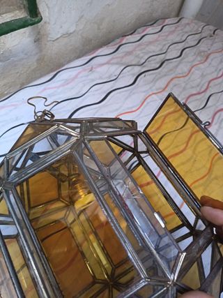 Lámpara granadina de cristal
