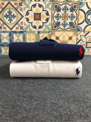Polo Ralph Lauren Piqué Blanco Hombre