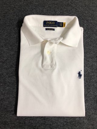 Polo Ralph Lauren Piqué Blanco Hombre