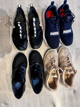 Lote Zapatillas Nike,Puma y Rip curl