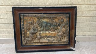Cuadro Relieve La Última Cena de Jesús