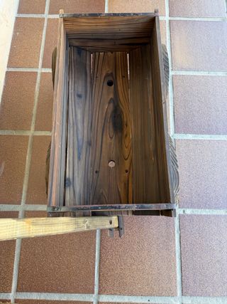 Carro de Madera Decorativo niños de arras 