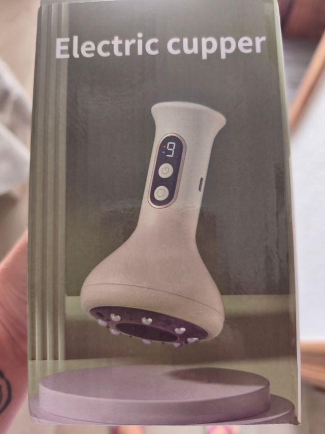 Masajeador Gua Sha Recargable + Ventosa Vacío