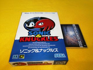 SONIC & KNUCKLES SEGA Mega Drive / GENESIS REG CAR