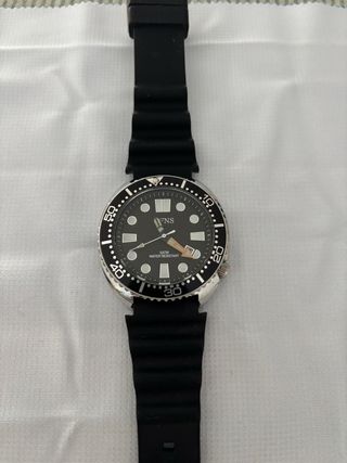 Reloj FNS Negro y Plateado