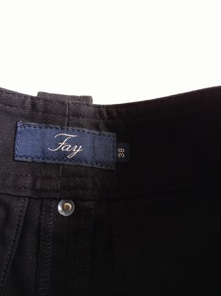 Pantaloni Fay vita bassa neri tg XS