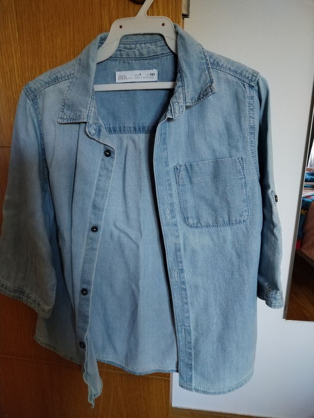 Camisa vaquera Zara Talla 7