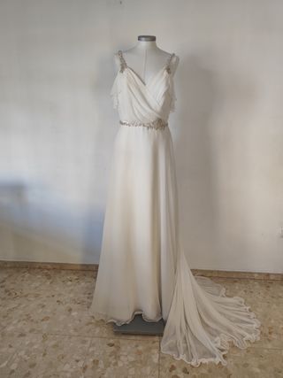 Vestido Novia Pronovias Tirantes Pedrería