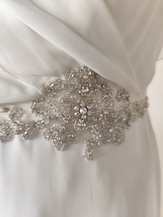 Vestido Novia Pronovias Tirantes Pedrería